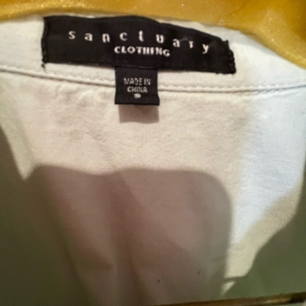 Sanctuary light‎ mint green button down shirt - Picture 2 of 5